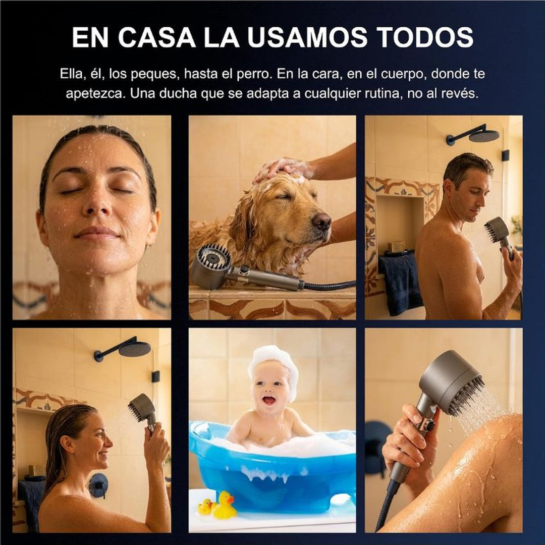 Una ducha para toda la familia